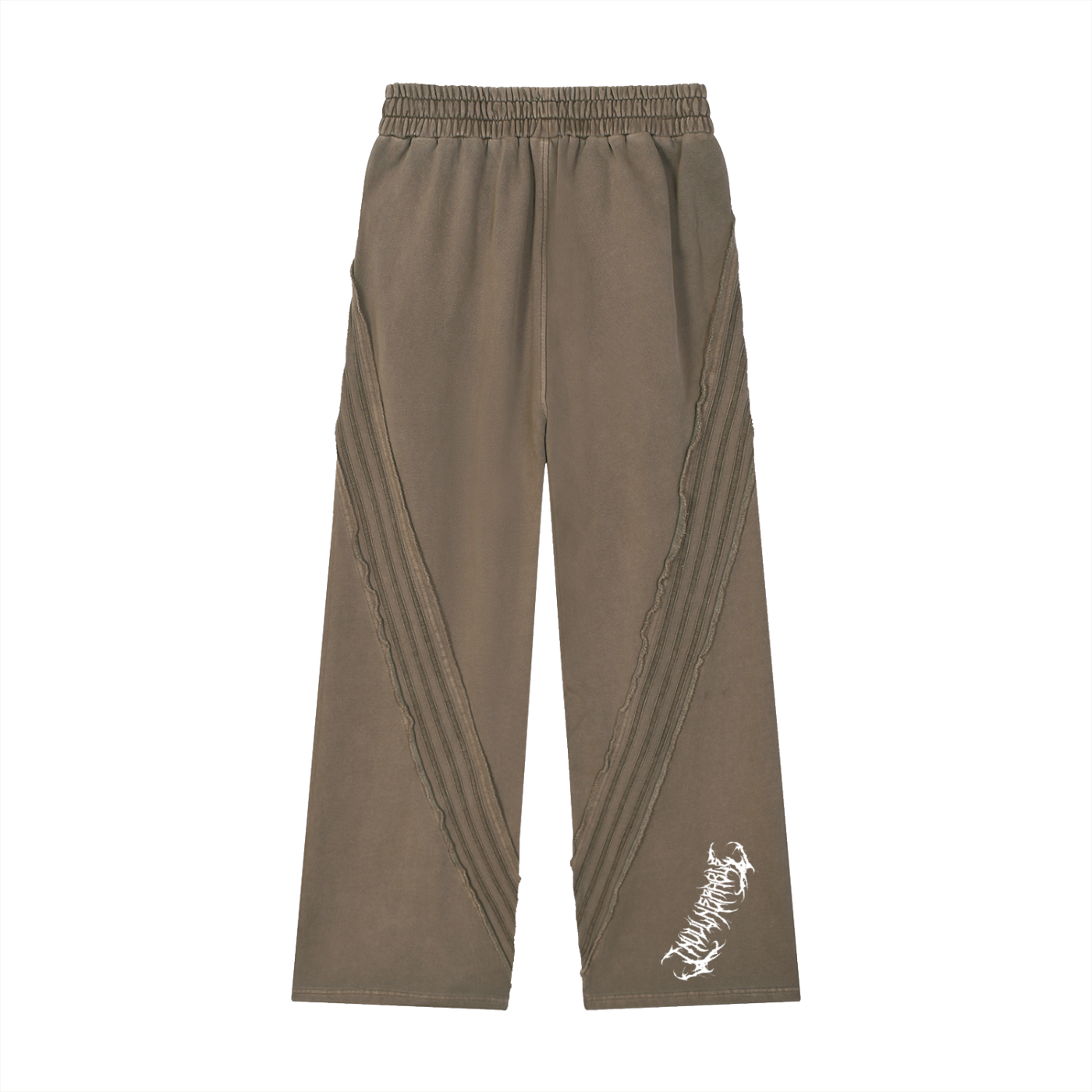 Snow Washed Raw Edge Sweatpants