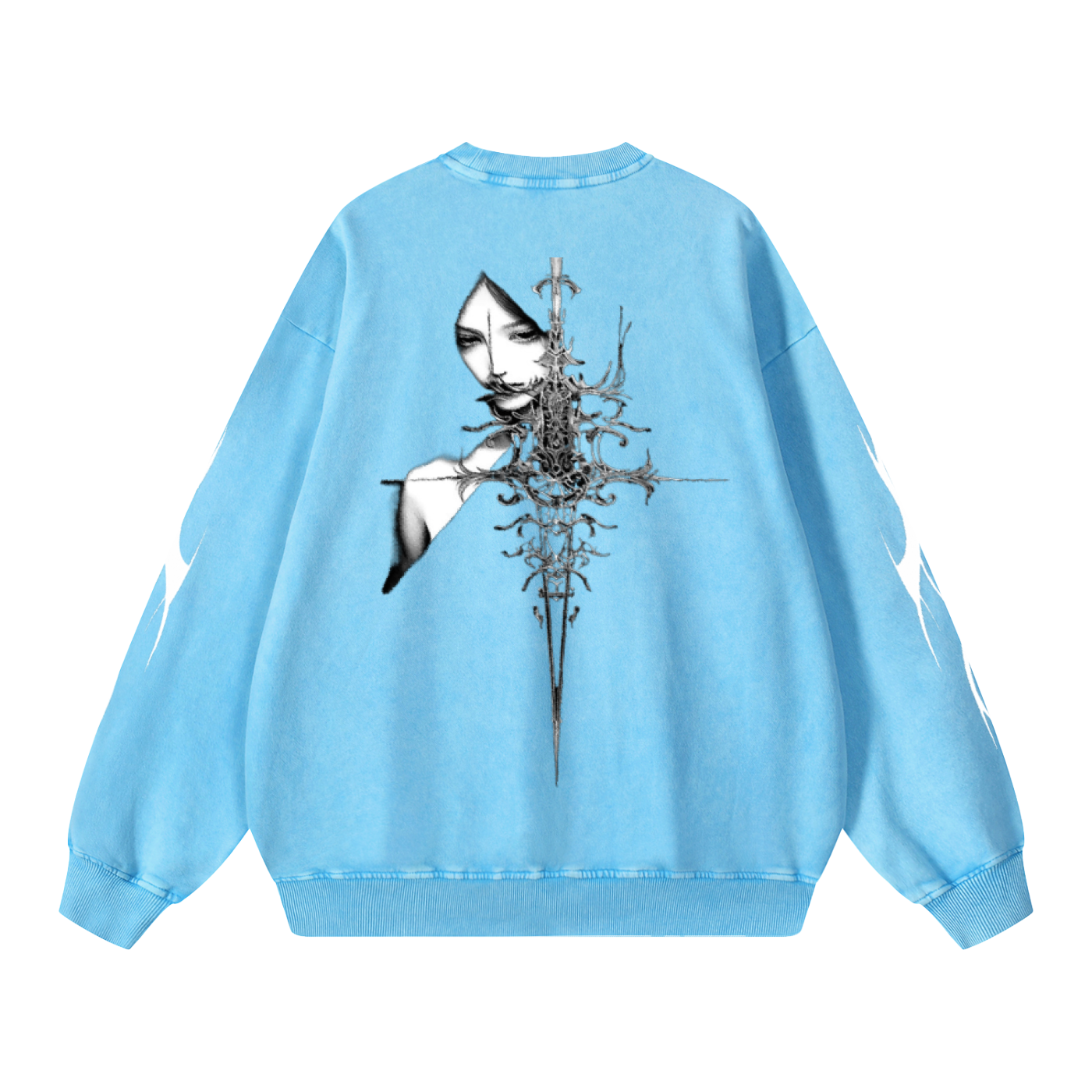 Snow Washed Oversized Sweatshirt