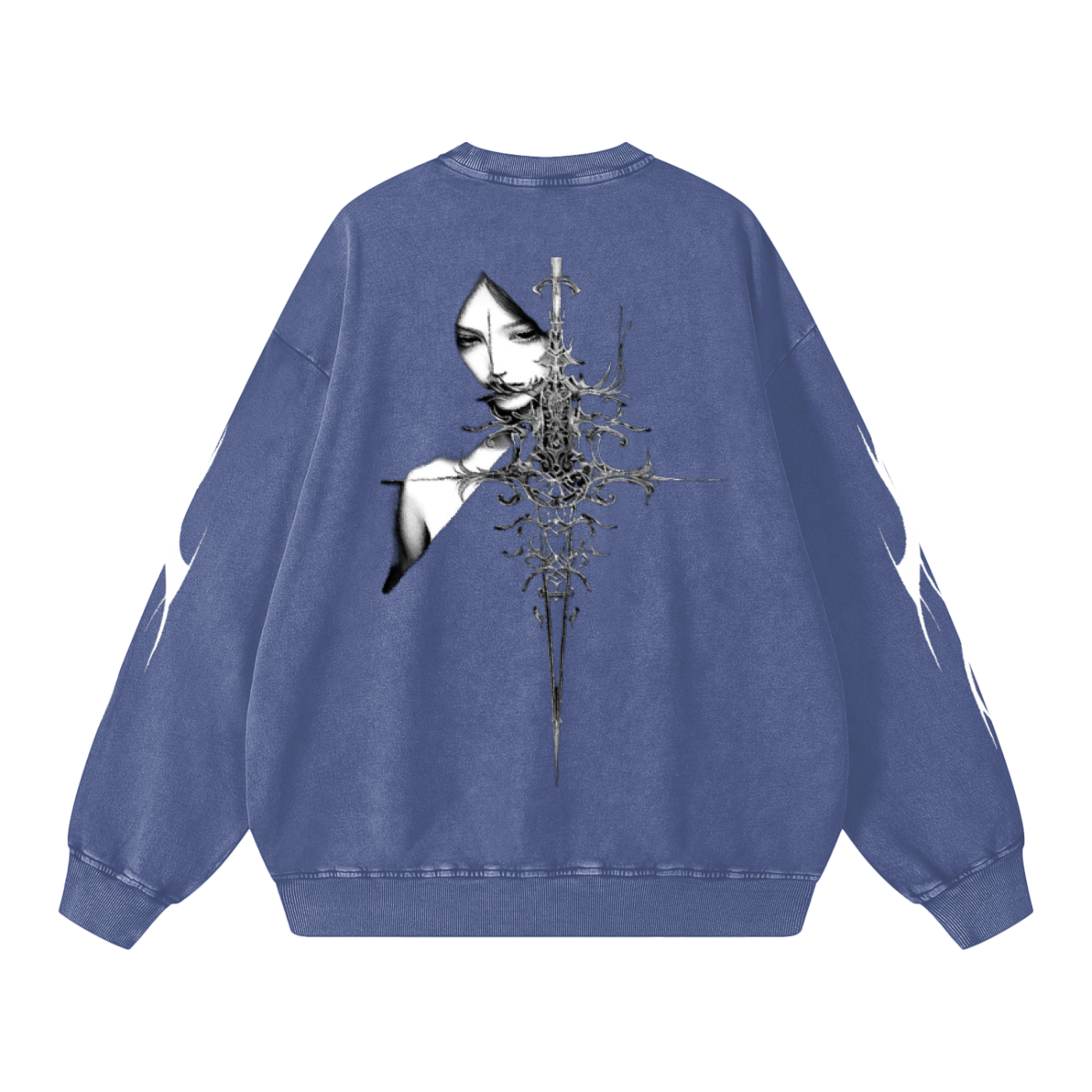 Snow Washed Oversized Sweatshirt