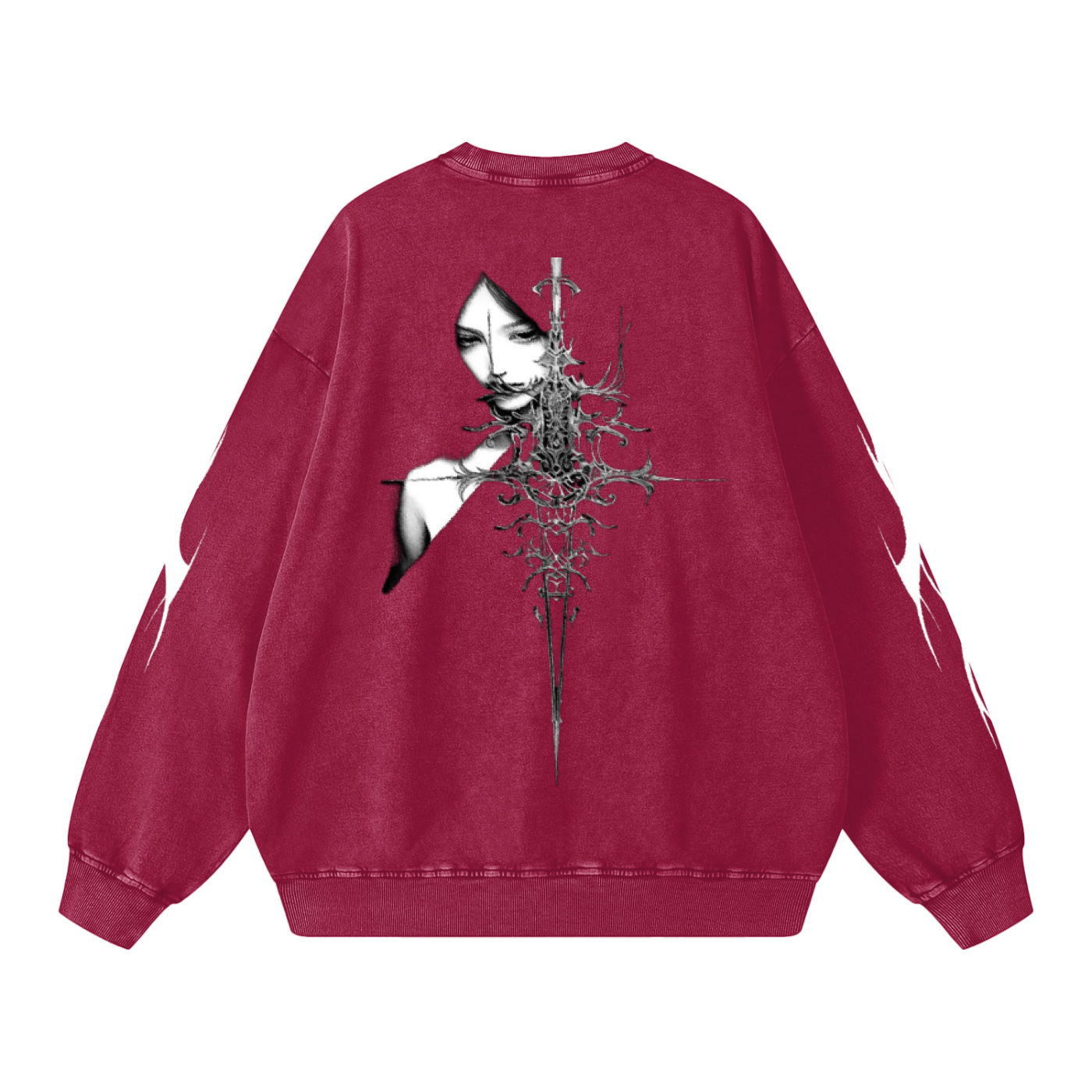 Snow Washed Oversized Sweatshirt