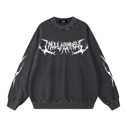 Snow Washed Oversized Sweatshirt