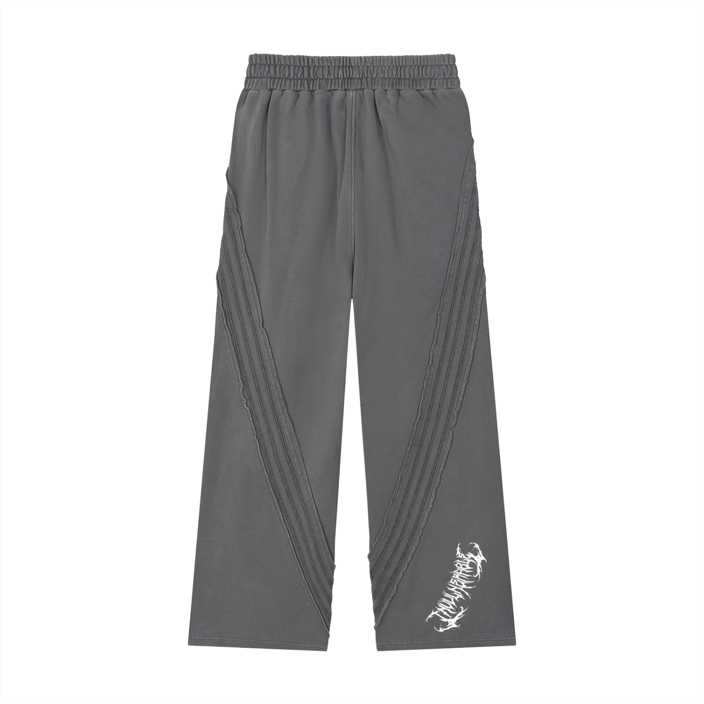Snow Washed Raw Edge Sweatpants