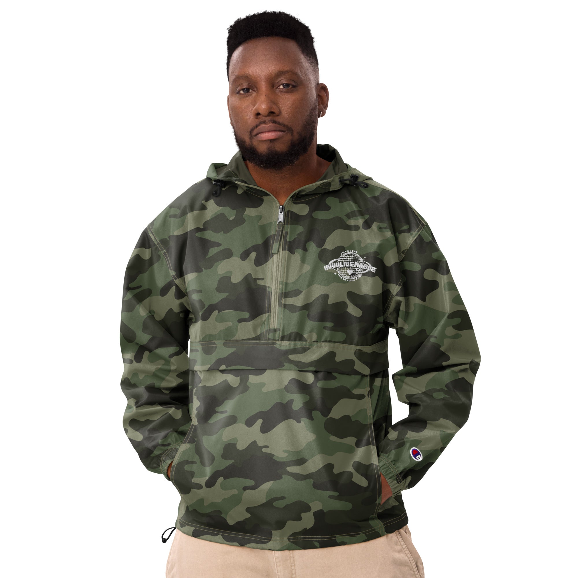 Champion x Invulnerable Packable Windbreaker