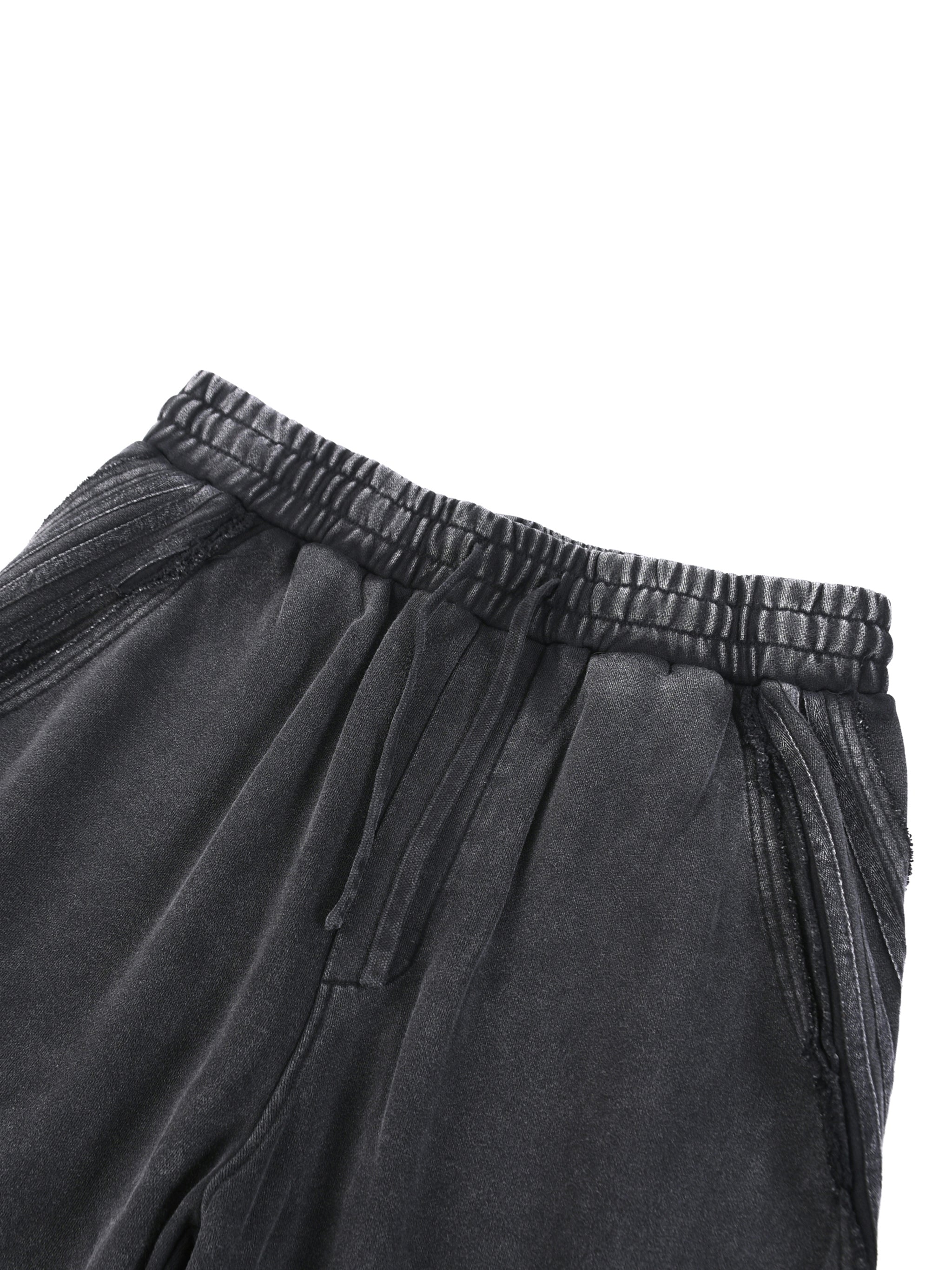 Snow Washed Raw Edge Sweatpants