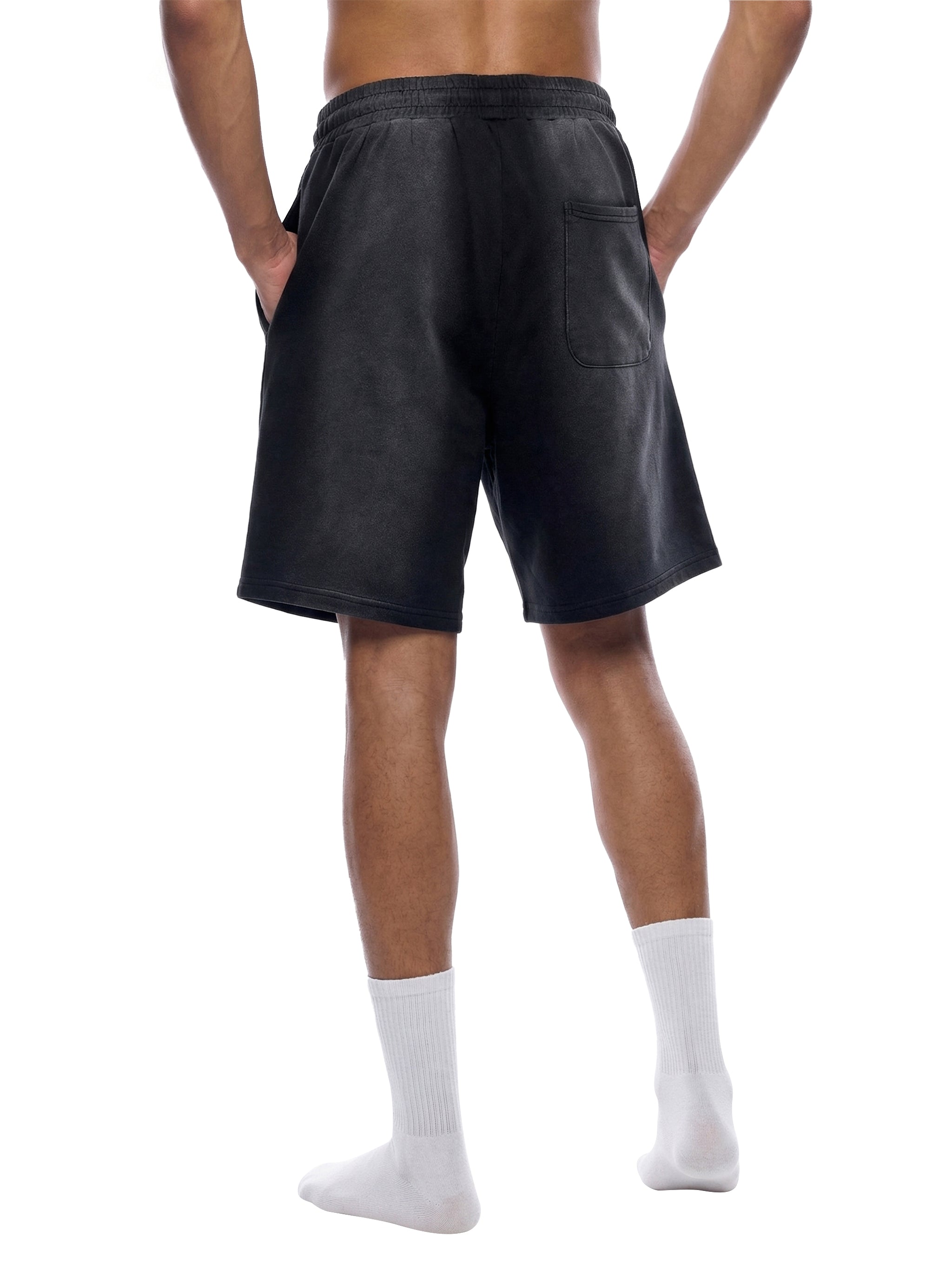 Invulnerable x Prism Sun Fade Distressed Shorts