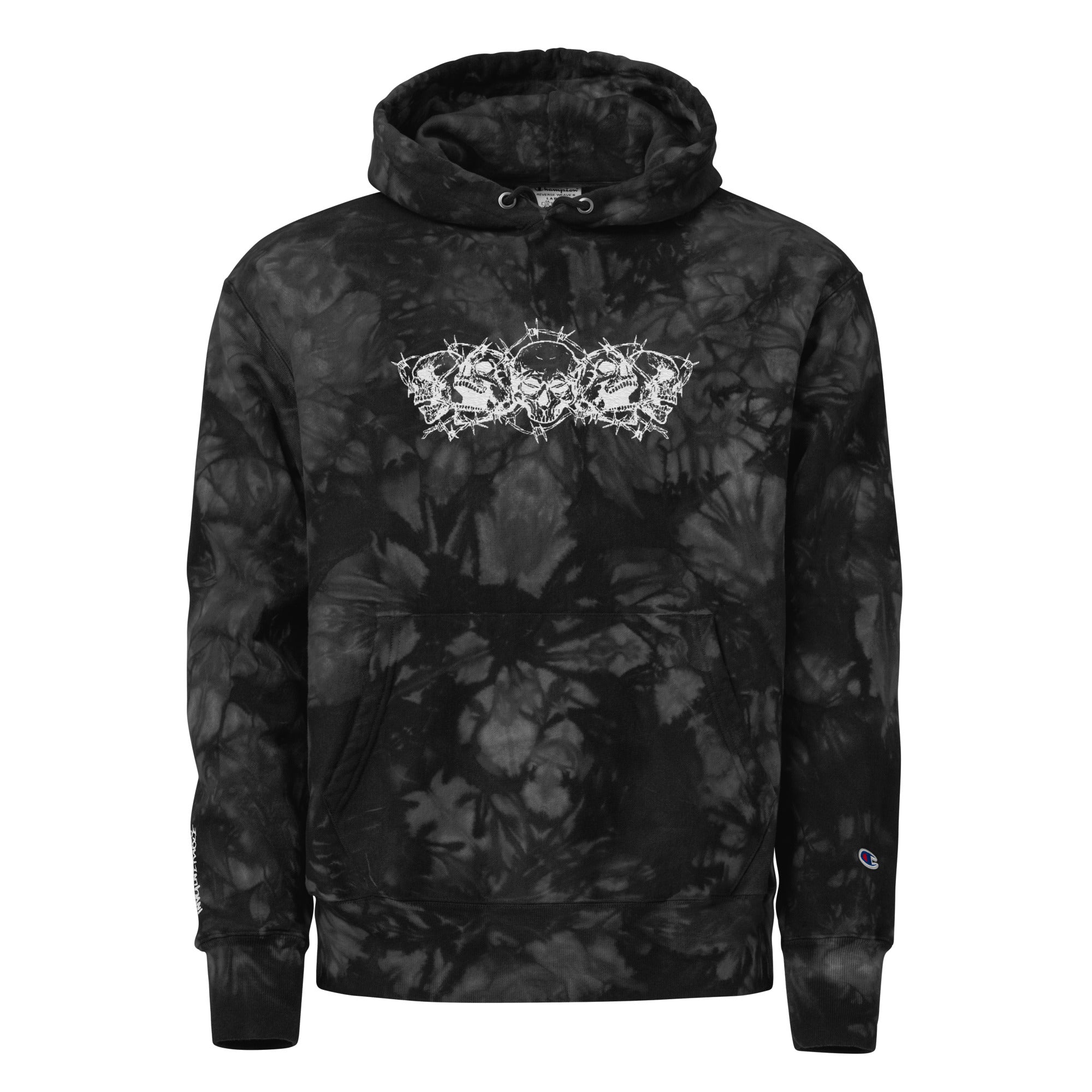 Champion x Invulnerable Embroidered Tie-Dye Hoodie