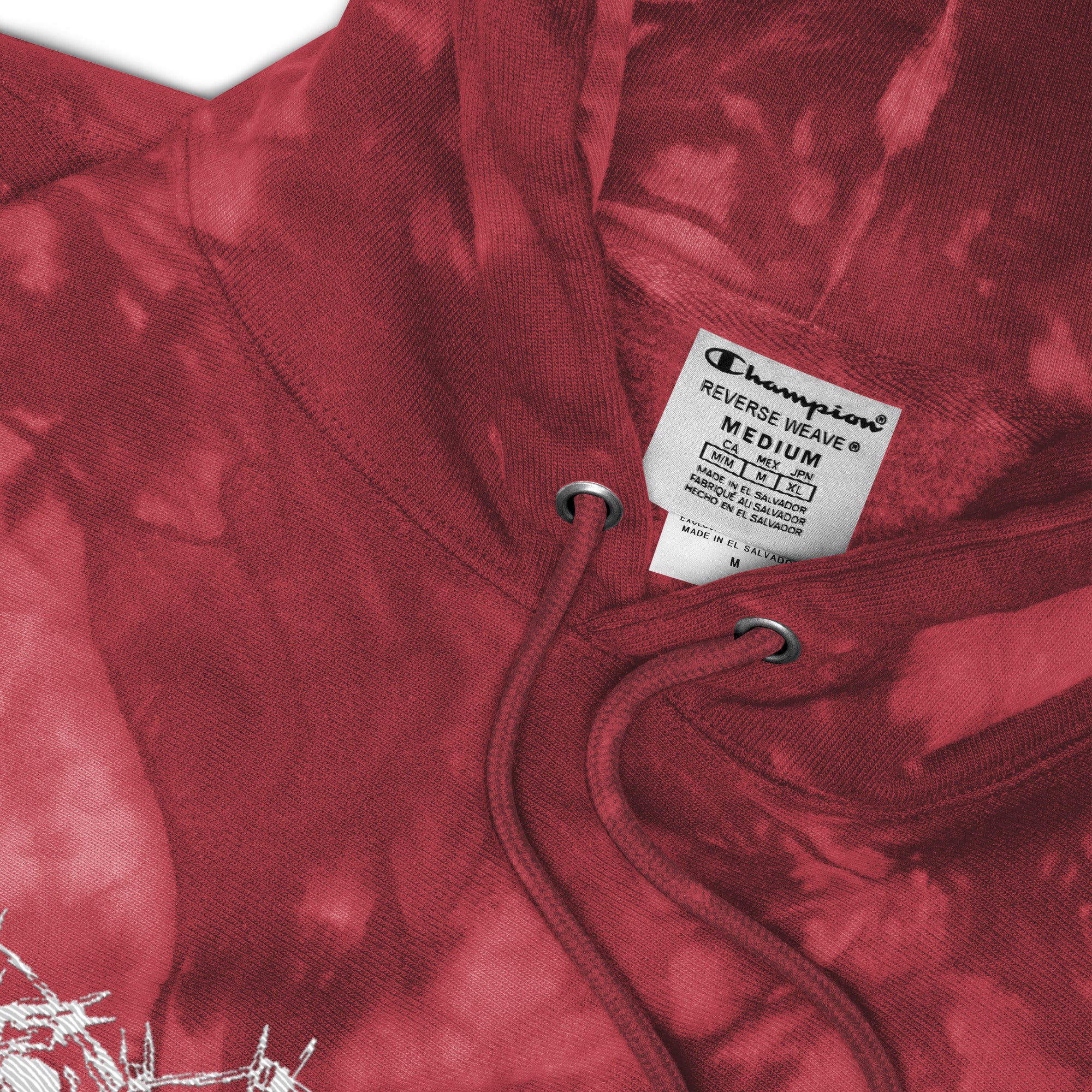 Champion x Invulnerable Embroidered Tie-Dye Hoodie