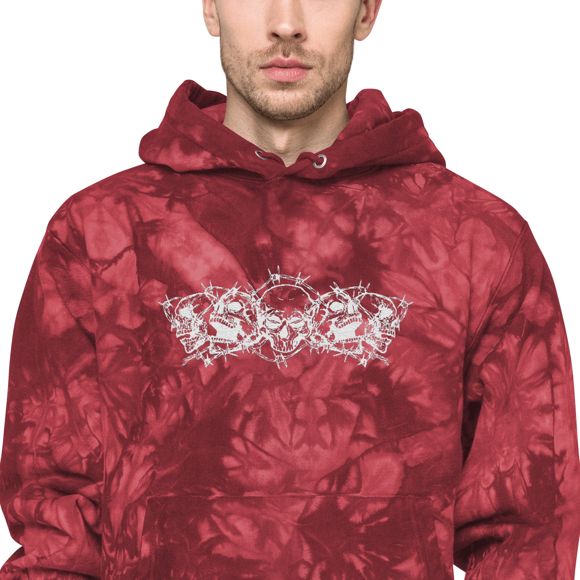 Champion x Invulnerable Embroidered Tie-Dye Hoodie