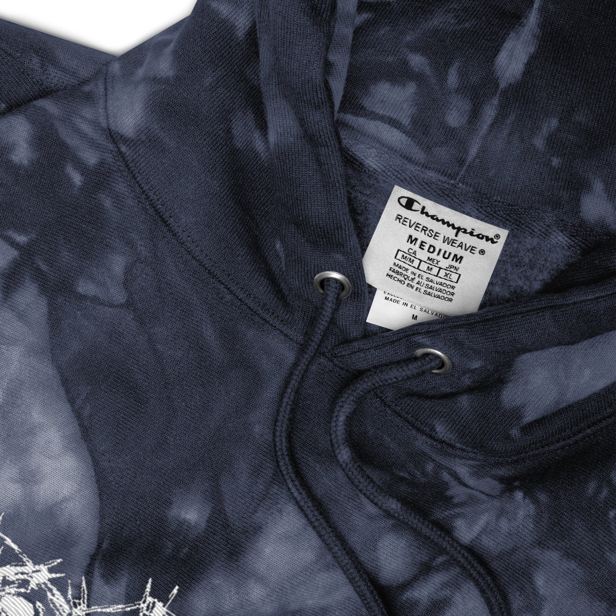 Champion x Invulnerable Embroidered Tie-Dye Hoodie