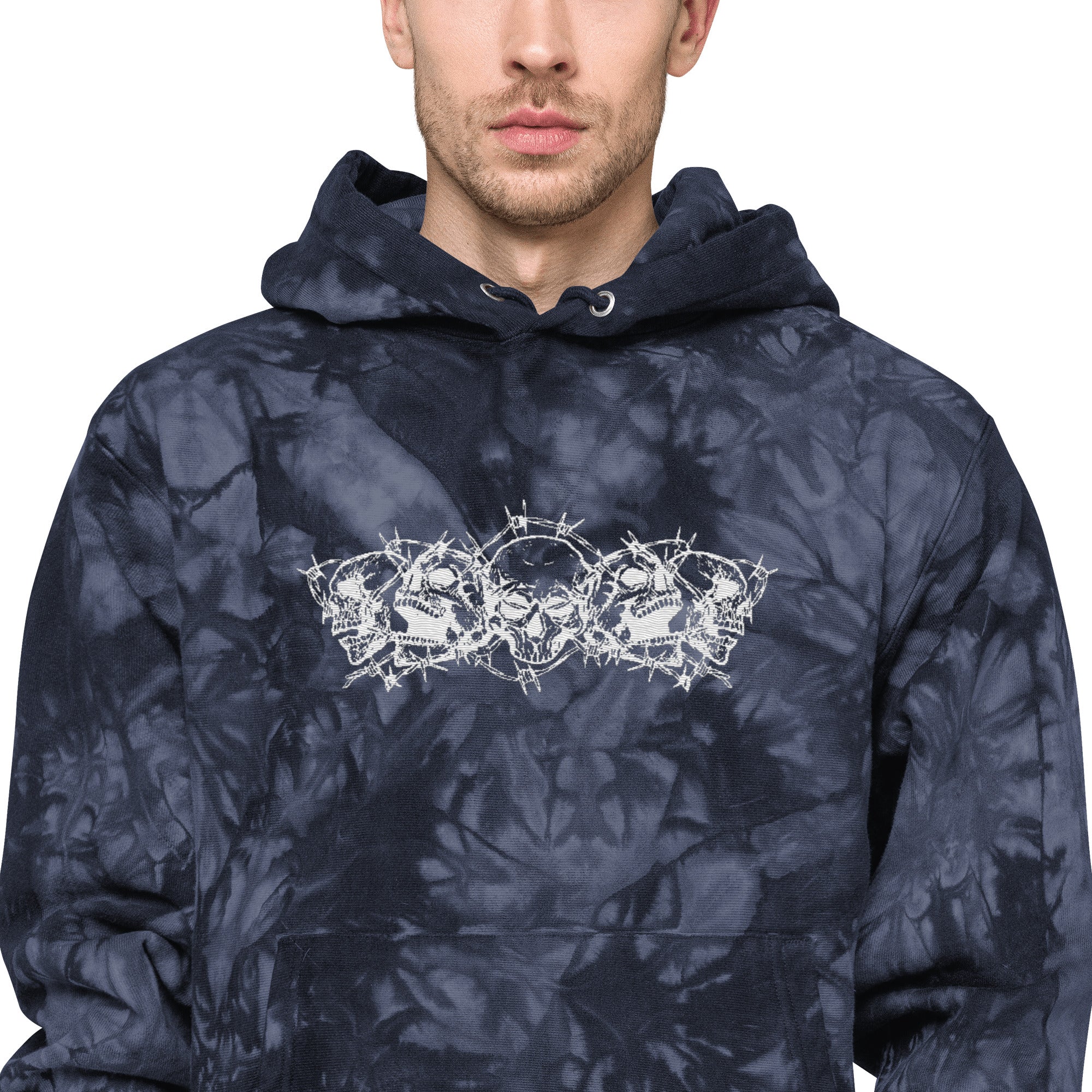 Champion x Invulnerable Embroidered Tie-Dye Hoodie